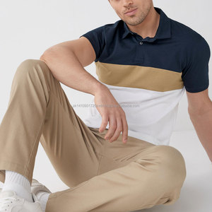 เสื้อโปโลผู้ชายแบบลำลองฤดูร้อนแขนสั้นเสื้อโปโลสีพลัสไซส์ - Product Image 3