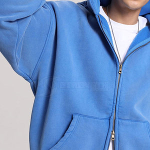 Sweat-shirts à fermeture éclair pour hommes de haute qualité, coton et polyester, faible MOQ, sweats à fermeture éclair tendance - Product Image 5