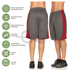 Pantalones Cortos Deportivos Casuales para Hombre, con Insignias Personalizadas, Diseño Sólido, Bordados, Técnicos, de Lana, Transpirables, Ecológicos, con Cordón Ajustable - Product Image 2