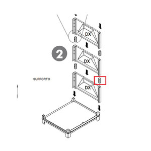 Supporto in resina per lavabo - Product Image 1