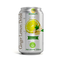 Jus de purée de gingembre et citron aromatisé naturel de qualité supérieure, marque privée YOOH/OEM, 330 ml, en conserve, vente en gros, haute qualité, 2023