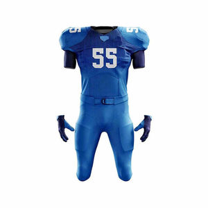 Uniforme de football américain en gros, dernier design, uniforme de football américain avec épaulettes, uniforme de football américain - Product Image 4