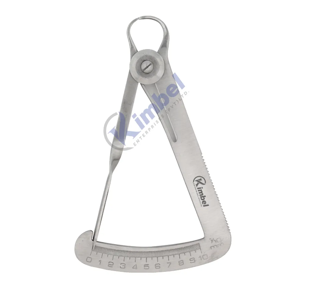 Iwanson Spring Caliper 0-10 mm Stainless Steel Dental Lab Instruments Iwanson Measuring Gauge