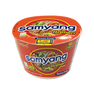Disfruta de Saamyang Samgyetang Ramen Soup Big Bowl especias aromáticas de ginseng y sabor a pollo salado con fideos suaves en un corazón - Product Image 4