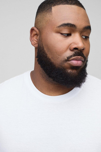 Camiseta de algodón 100% para hombre, holgada, Lisa en blanco, venta al por mayor, logotipo personalizado, transpirable, Fitness, de talla grande, camisetas Unisex - Product Image 3