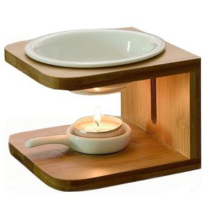 Lustre en bois avec support de table en or en détresse Décor de table de dîner de Noël durable fait à la main - Product Image 6