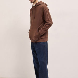 Precio al por mayor Material transpirable Color sólido Hombres Sudaderas con capucha Estilos Casual Sudaderas con capucha Personalice su propio logotipo Hombres Sudaderas con capucha - Product Image 4