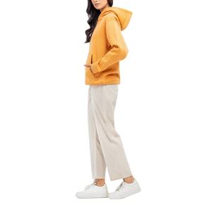 Sudadera con capucha holgada básica de mujer Premium, sudadera con capucha de Color sólido, manga larga, calidad superior, logotipo bordado personalizado, Sudadera con capucha para mujer - Product Image 3