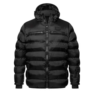 Wholesale Premium Quality Bubble Jacket Men Custom Color Plus Size Warm Protective Solid Coat Breathable Bubble Jacket