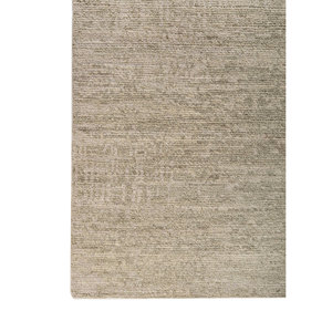 Alfombra de Lana Entrelazada a Mano de Color Sólido Entropy Ivory, Alfombra Rectangular 3D de Gran Tamaño para Habitación, Opción de Regalo de Lujo para el Hogar -AKWL-2099 - Product Image 4