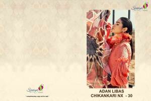 Trajes de trabajo de algodón/Chikankari paquistaní Faisalabad algodón fibra de poliéster 100% poliéster señoras Salwar último diseño 2025 - Product Image 2