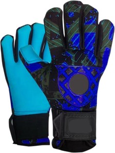 Gants professionnels de gardien de but coupe hybride avec logo personnalisé en latex de 4mm parfaits pour le football fabriqués au Pakistan - Product Image 2
