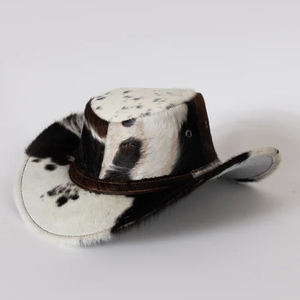 Chapeaux en cuir de vache élégants et neufs à prix de gros pour adultes, nouveaux modèles de chapeaux en cuir de vache pour hommes à la mode pour la vente en ligne - Product Image 6