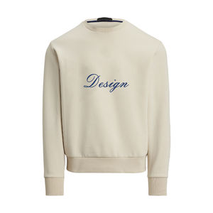 Sudadera de Cuello Redondo para Hombre, Mezcla de Algodón, de Primera Calidad, Absorbe la Humedad, con Logotipo Frontal, Servicio OEM Disponible - Product Image 4