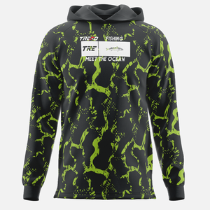 Sweat à capuche doublé pour la pêche et la chasse, sublimé, pour hommes, en polaire 100% polyester, écologique, séchage rapide, sports d'hiver, impression 3D - Product Image 4