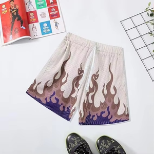 OEM Streetwear personalizado impreso pantalones cortos fabricante de los hombres 3D Pantalla de espuma Puff impresión 2025 personalizado Vintage Sun Faded algodón sudor corto - Product Image 2