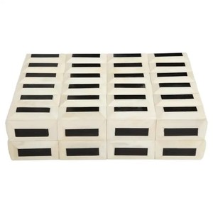 Cajas indias de madera de alta calidad disponibles aquí en Lametierartz resina Decore hueso decoración caja negro diseñado india por Lametierartz - Product Image 3