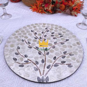 Vietnam Produit Chaud Laqué Plateau De Service Plaque Motif Artisanat Décor pour Cuisine OEM Disponible - Product Image 1