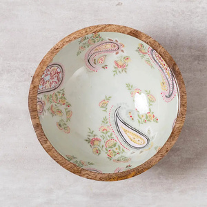 Assiette à riz en bois d'acacia écologique en gros, jetable, moderne, en forme de bateau - Product Image 3