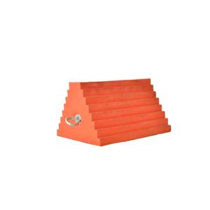 Cale de roue en caoutchouc à fond vide et barrage routier, équipement de sécurité industriel durable, butée de roue, équipement de stationnement pour carport - Product Image 1