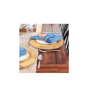 Nouvelles plaques en bois, vente chaude, plaques de chargeur jetables pour ustensiles de cuisine et restaurants, produit Offre Spéciale - Product Image 5