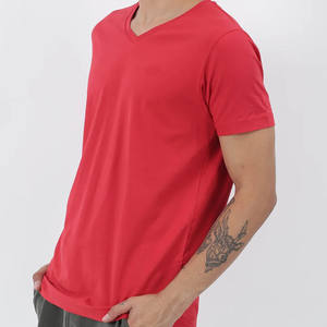 60% algodón peinado Ringspun 40% poliéster Jersey camiseta hecha con fibra de bambú ecológica - Product Image 3