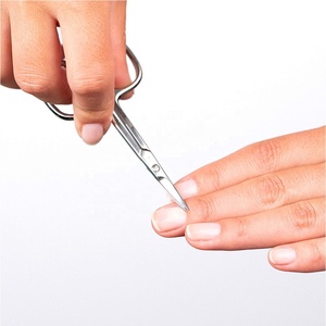 Tijeras Profesionales para Uñas con Mango de Cerámica, Acero Inoxidable Afilado, Rectas, para Cutículas, Manicura, Arte de Uñas, Duraderas, con Logo - Product Image 5