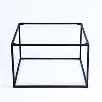 Tables basses en métal modernes, design unique, ensemble de tables basses portables pour salon, meubles de maison