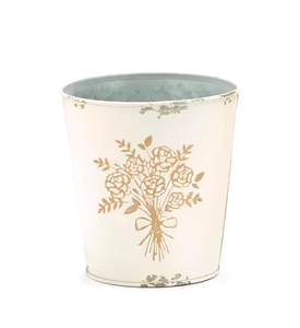 Jardinières de fleurs en métal étonnantes de qualité supérieure Pots de décoration intérieure et extérieure de luxe Fournitures en vrac avec un design imprimé fini attentif - Product Image 3