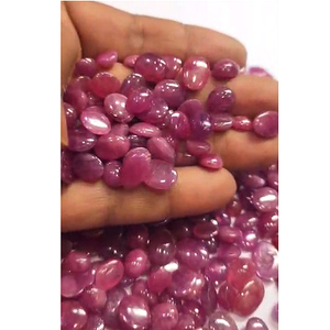 319 viên <span class=keywords><strong>Ruby</strong></span> Bangkok 10mm đến 14mm, mặt oval, kiểu cabochon, 1470 carat, lô hàng Iroc Sales, đá quý <span class=keywords><strong>Ruby</strong></span> chất lượng cao, được làm từ thủy tinh, giá 206 đô la Mỹ - Product Image 2