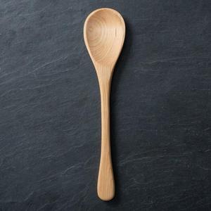 Cuillère de service en bois à long manche, design classique, 10 ml, finition miroir, durable, écologique, idéale pour les cadeaux - Product Image 2