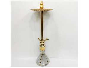 Farida Luxury Modern Slim Tower Mini hecho a mano de latón egipcio de aluminio de tipo recto Hookah Set Lacquer Finish Mirror Technics - Product Image 5