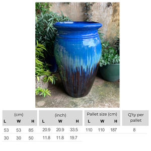 Cerámica esmaltada Cerámica Jardinería Al Aire Libre Antigüedades Flores Estilo Atlántico Cerámica Macetas Decoración jarrón artificial - Product Image 2