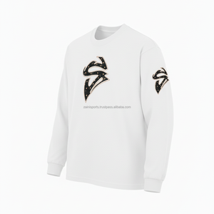 320 GSM coton polaire université veste unisexe chaud Streetwear Style personnalisé brodé Logo conception femmes respirant sweats - Product Image 4