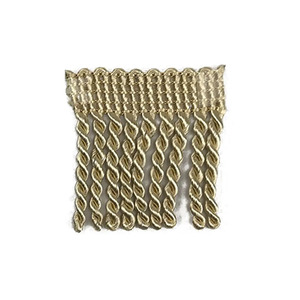 OEM Gold Bullion Wire Fringe Customized Plated Fringe Trimmings Top Quality Gold White Twisted <b>Tassel</b> <b>Trim</b> Metal Wire - Product Image 3