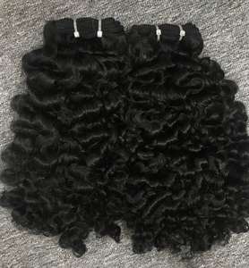 Extensiones de cabello humano virgen de la más alta calidad del proveedor superior Máquina rizada vietnamita cruda Trama doble Colores más oscuros Solo 100g No - Product Image 6