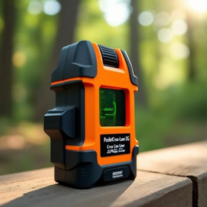 Nivel Láser de Líneas Cruzadas PocketCross-Laser 2G, Autonivelante, Precisión de 0.3 mm/m, Alcance de 55 m, con Soporte de Pared - Product Image 3