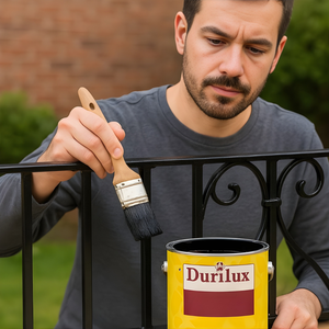 Durilux 0,375 L Émail synthétique satiné noir pour bois et fer, fournitures marines en paquet de 1 - Product Image 4