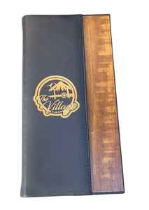 Porte-menu en cuir PU sur mesure, format A4, pour hôtel et restaurant, avec clip, logo en acrylique, design moderne, couleur personnalisée, certifié ISO9001 - Product Image 2