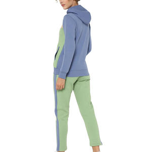 Survêtement grande taille pour femmes très vendu ensemble de survêtements à haut court pour femmes taille personnalisée avec quantité minimale de commande bas motif solide pour l'hiver - Product Image 2