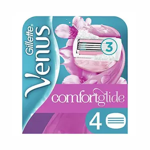 Gillette Venus ComfortGlideホワイトティーの香りのメンズ使い捨てかみそり、4カウント