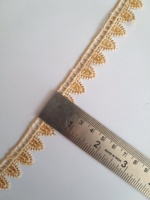 Bordure en dentelle Jalebi brodée de sequins de haute qualité, couleur et largeur personnalisables, offres en gros