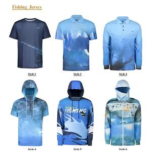 Fashion Breathable 100% Polyester Quick Dry <b>Men's</b> <b>Long</b> <b>Sleeve</b> UPF 50 Hoodies Sublimation Fishing Jersey Hiking <b>Shirts</b> - Product Image 6
