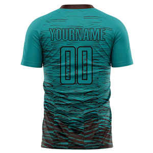 Maillot de football à sublimation personnalisé au design unique Maillot de football à sublimation en matériau respirant de haute qualité - Product Image 2