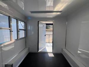 8.5×16 Tandem Axle BBQ Trailer Food Vending Mobile Catering <b>Kitchen</b> Stock <b>Unit</b> - Product Image 3