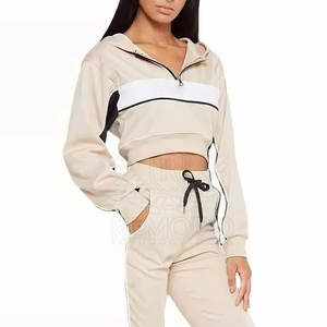 Chándal de poliéster informal para mujer Chándales de poliéster de ajuste cómodo para deportes y ropa de calle - Product Image 2