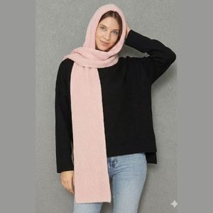 Bufanda con Capucha de Punto Texturizado Suave para Mujer, Cálida, Elegante y Cómoda, Estilo Otoño Invierno, Servicio ODM OEM - Product Image 1