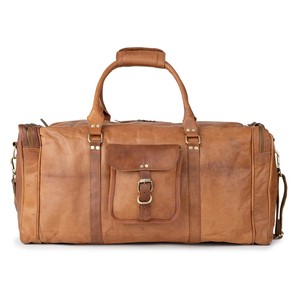 2025 Offre Spéciale cuir sac de sport grande capacité unique épaule inclinable sac mode haute qualité en cuir voyage polochon - Product Image 1