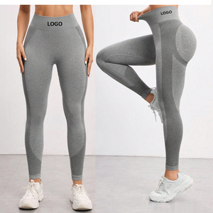 2025 Women's High Quality Waist Custom Outfit Yoga Pants Breathable Knitted Fitness <b>Leggings</b> and Tights - Product Image 1