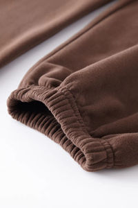 Pantalons de jogging pour hommes en coton éponge 365G personnalisés OEM, unisexe, respirants, avec poches, taille XL, vente en gros - Product Image 5